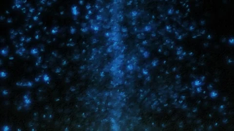 Blue art abstract background with particles in brushes effect and bokeh Stock Footage 257015209