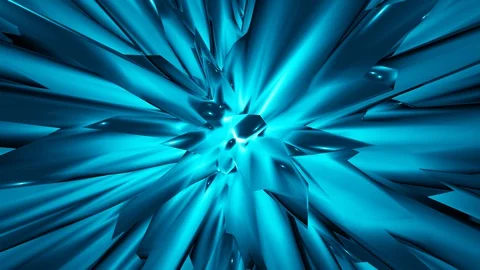Blue Audio Visualizer or Abstract Explode Motion Background 動画素材 129992256