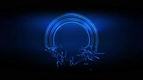 Blue back lit, background for the logo 動画素材 120067401