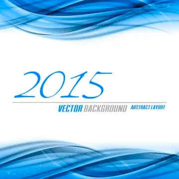 Blue background 2015 Stock Illustration