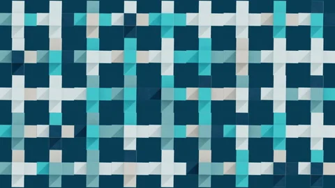 Blue background 3D abstract, 4k loop Stock Footage 234568784