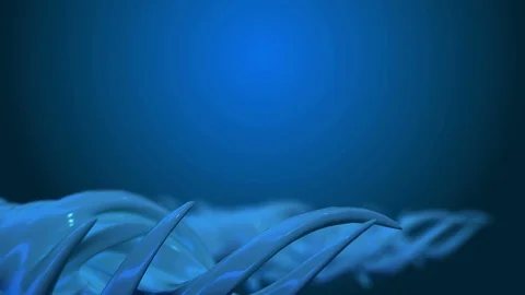 Blue background abstract element animation 3D graphic rendering. Stock Footage 95501726