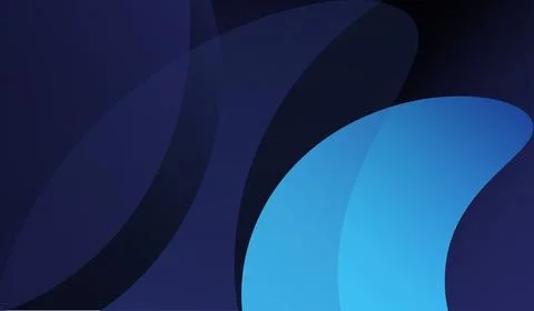 Blue background abstract with gradient blob shapes. Template illustration Stock Illustration