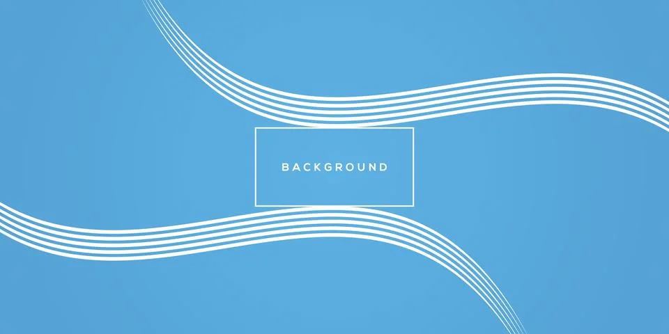 Blue background with abstract lines vector Stock Illustration