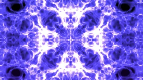 Blue background abstract motion graphic animation of fractal noise effect. Stock Footage 89070988