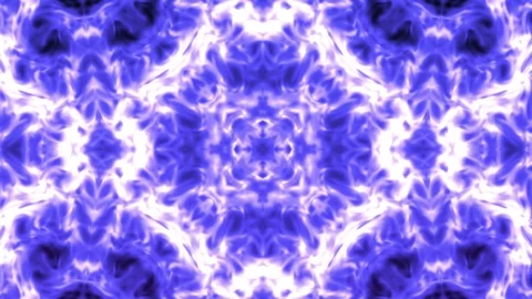 Blue background abstract motion graphic animation of fractal noise effect. Video stock 89071115