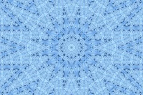 Blue background with abstract pattern Abstract pattern from foam on the gl... Stock Photos