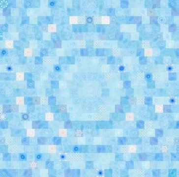 Blue background with abstract pattern 库存插图