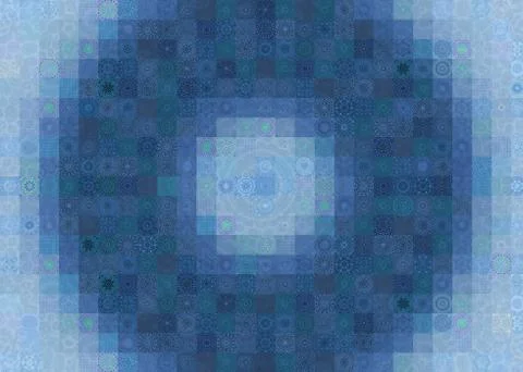 Blue background with abstract pattern 库存插图