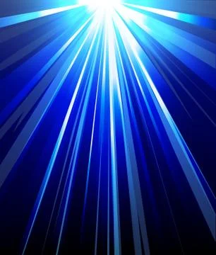 Blue background abstract rays of light Illustrazione stock