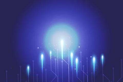 Blue background abstract technology network concept 스톡 일러스트