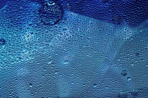 Blue background with air bubbles Stock Photos