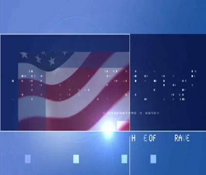 Blue background America 스톡 동영상 8506843