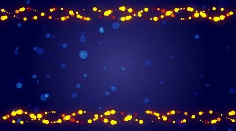 Blue background and particle frame, loop Stock Footage 43176120