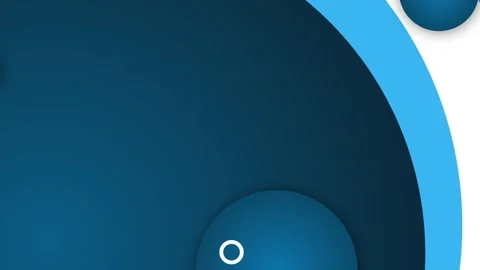 Blue Background Animation With Circle Shapes Moving 库存影片 274109842