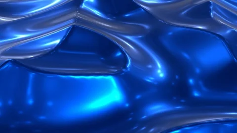 Blue Background Animation With Waves Stock Footage 297713090