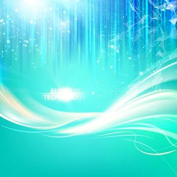 Blue background with bigdata cyber code. Stock Illustration