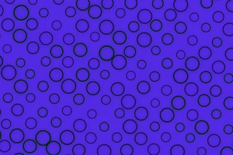 Blue background with black circles and squares in pattern 스톡 일러스트