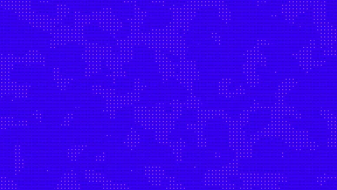 Blue background with black dots halftone arranged in rows Stock Footage 289544645