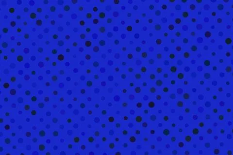 Blue background with black dots pattern for design Ilustração Stock