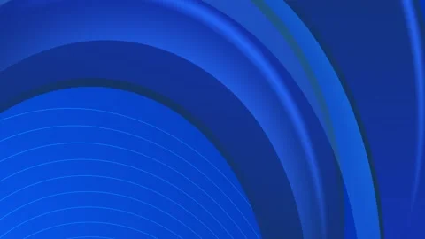 Blue background with blend of gradients and curvy geometric patterns seamless 4k Stock Footage 295096795