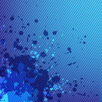 Blue background with blots Illustrazione stock