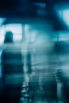 Blue background blur abstraction movement bokeh sparkle Stock Photos
