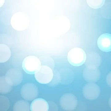 Blue background with bokeh Stock Illustration