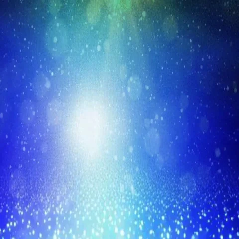 Blue Background Bokeh Particles Glow Video 4K Abstract Motion Seamless Loop Video stock 283823671