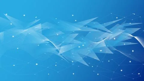 Blue background bright glitter elegant illustration Abstract technology backg Stock Illustration