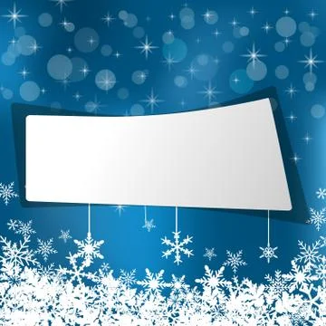 Blue background for Christmas Stock Illustration