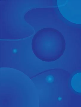Blue background with circles and dots abstract gradient color design, Stock Illustration