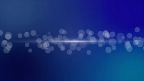 Blue background with circles in the middle of the screen Stock Illustration