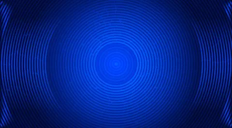 A blue background with a circular design, a  blue circle with a black background 스톡 일러스트