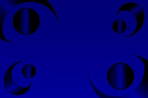 Blue background with crescent pattern. Background with place for your text Stock Illustration