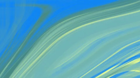 Blue background with curved yellow and green lines Stock Footage 290172402