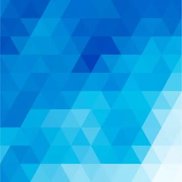 Blue background, design, web, abstract, low poly Stock Illustration