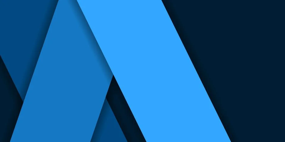 Blue background with diagonal lines. Modern abstract brochure or banner. Vector  Illustrazione stock