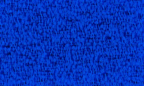 Blue background of digits Stock Illustration