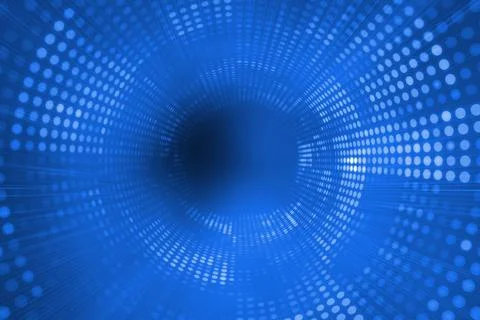 Blue background with dots 库存插图
