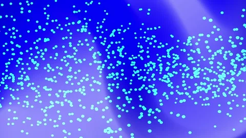 Blue background features many small lightblue scattered circles Stock Footage 299714179