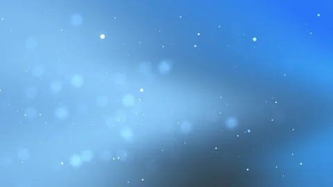 Blue background features scattered glowing white specks and circles. Stock Footage 301866506