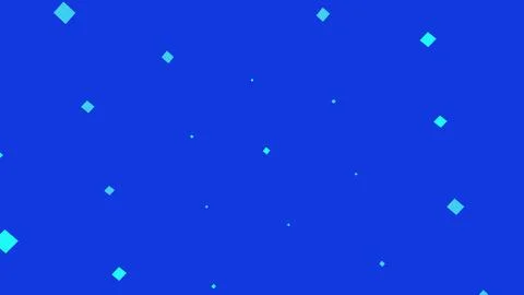 Blue background with floating light blue diamond shapes Stock Illustration