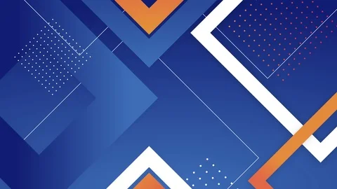 Blue background with geometric figures Stock Footage 119717291