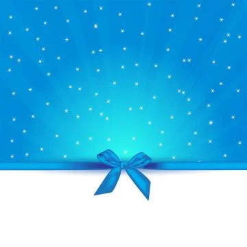 Blue background gift Stock Illustration