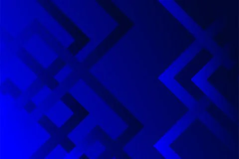 Blue background with gradient abstract geometric shape. Stock Illustration