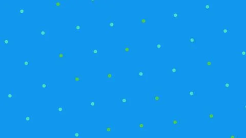 Blue background with green polka dot pattern 스톡 일러스트
