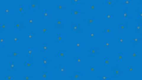 Blue background with green polka dot pattern 스톡 일러스트