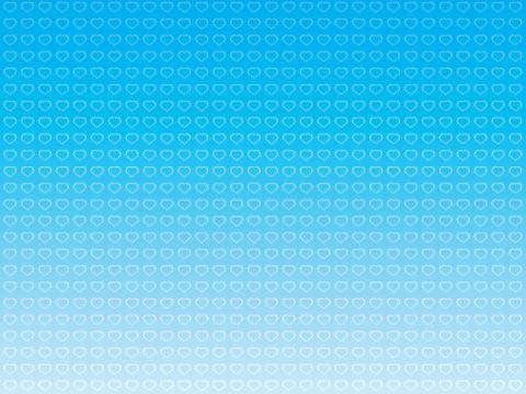 Blue Background with Hearts Stock Illustration