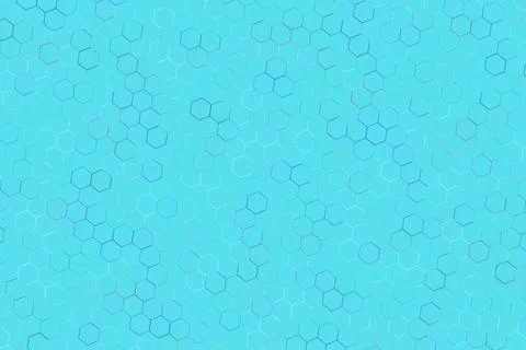 Blue background with hexagon pattern for science or technology 스톡 일러스트